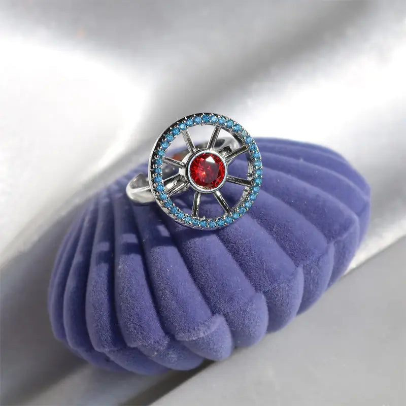 Cute Lux Ferris Wheel Ring for Elegant Style
