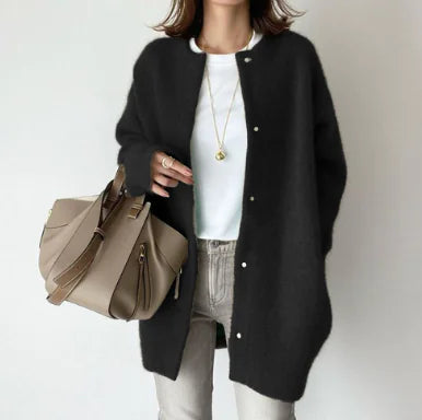 Berit™ Cardigan with Buttons and Long Sleeves (One Piece)