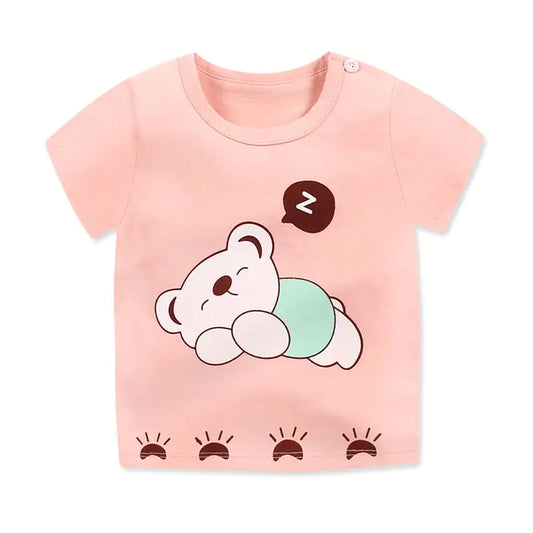 Fun Graphic Print T-Shirt for Kids - Comfortable Cotton Tee